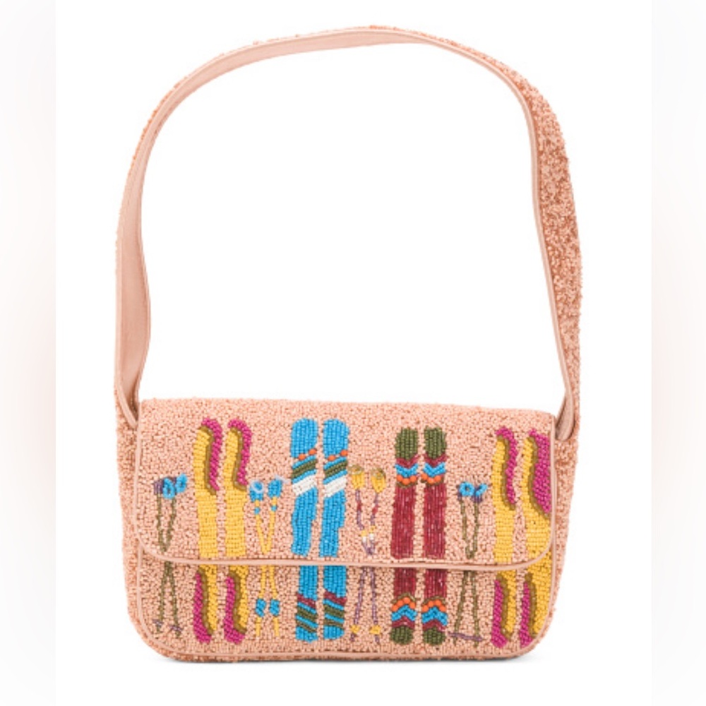 Beaded ski sundown bag